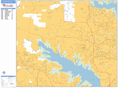Flower Mound Digital Map Basic Style